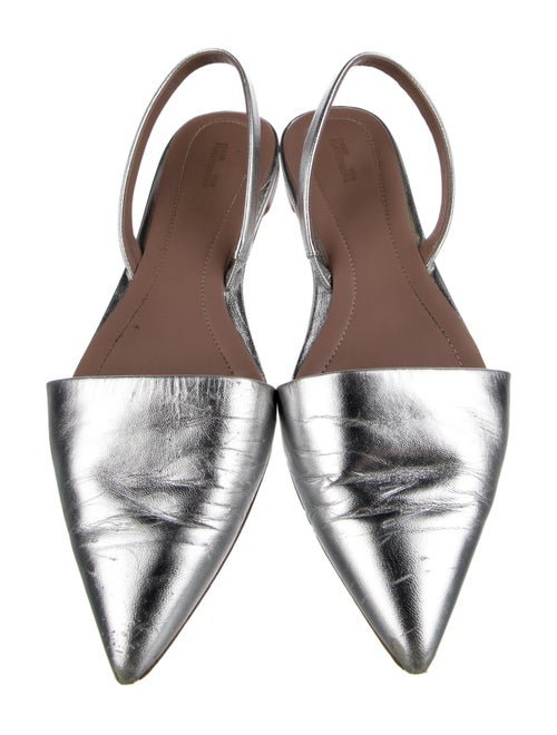 Diane von Furstenberg Leather Slingback Flats