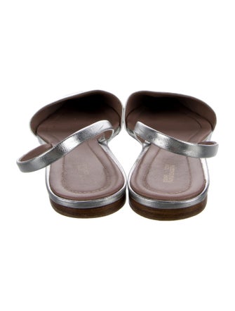 Diane von Furstenberg Leather Slingback Flats