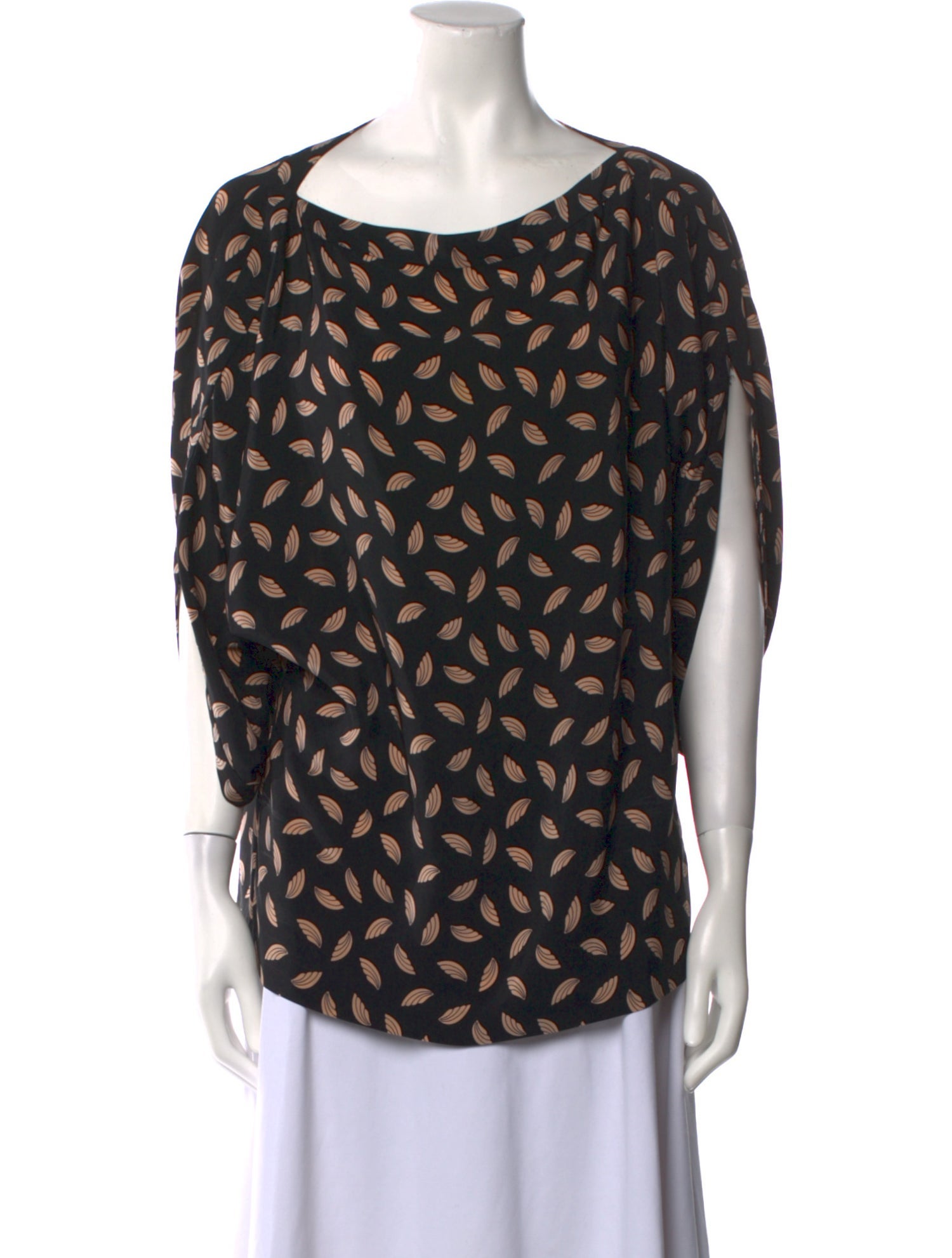 Diane von Furstenberg Silk Printed Blouse