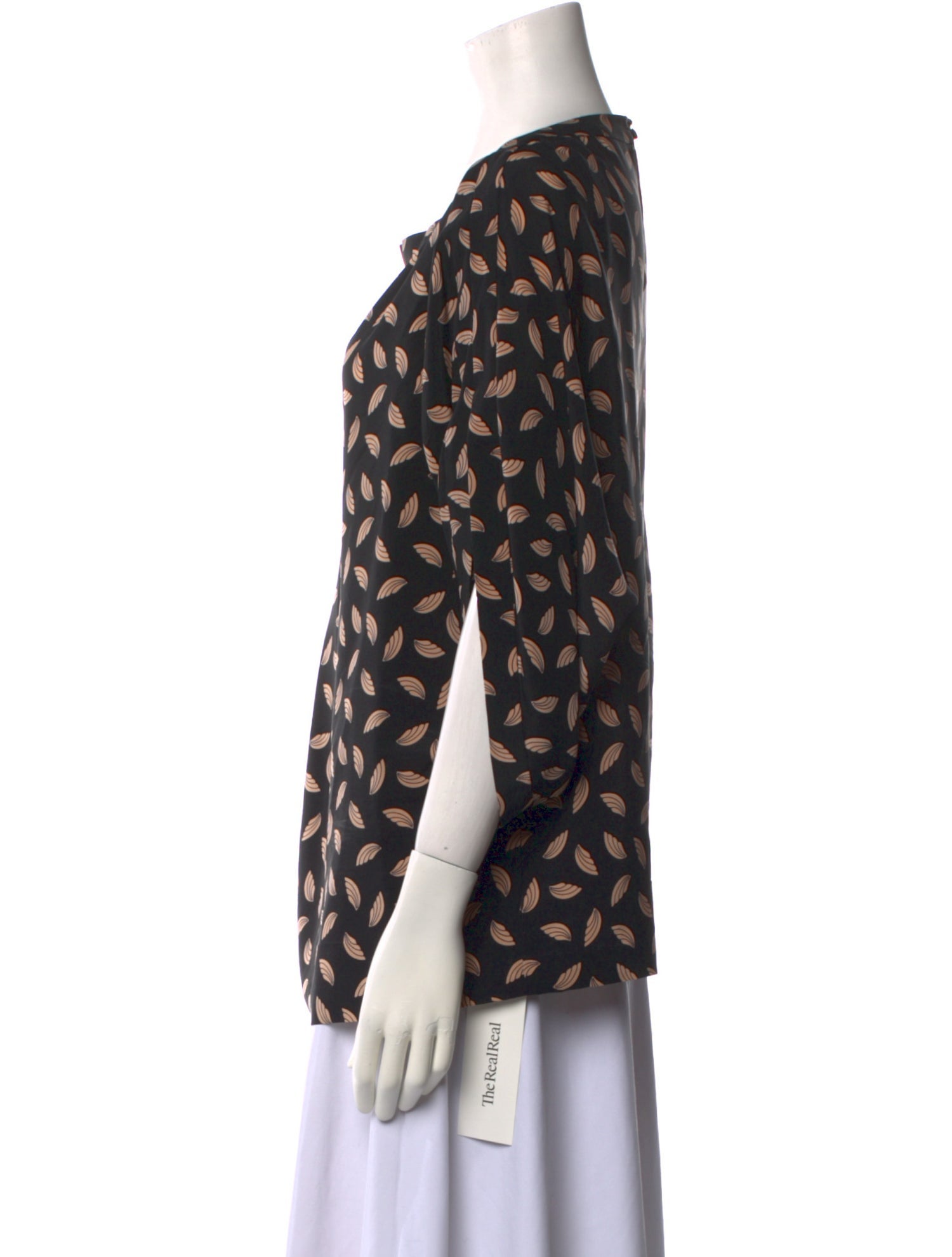 Diane von Furstenberg Silk Printed Blouse