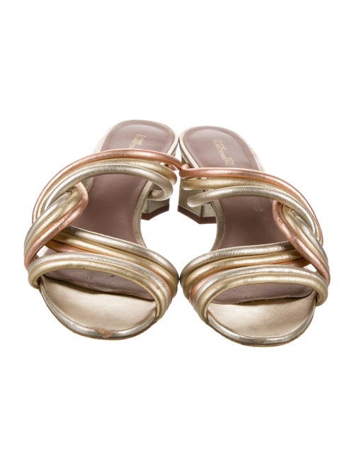 Diane von Furstenberg Leather Slides