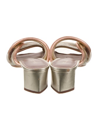 Diane von Furstenberg Leather Slides