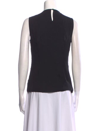 Diane von Furstenberg Silk Polka Dot Print Top