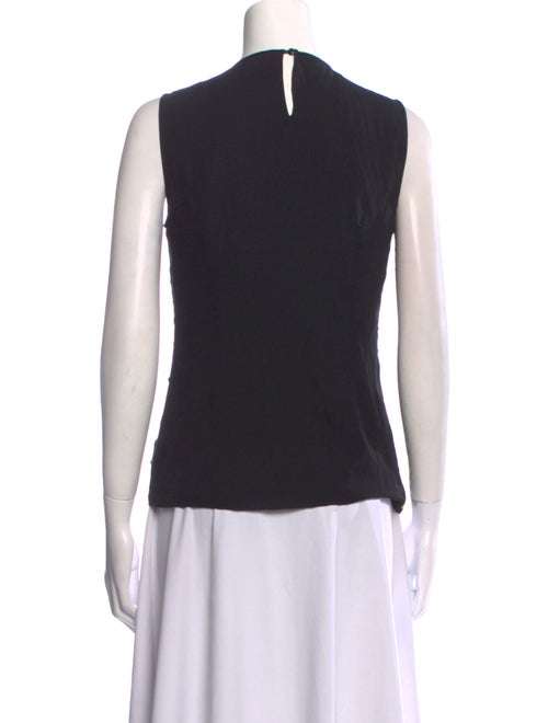 Diane von Furstenberg Silk Polka Dot Print Top