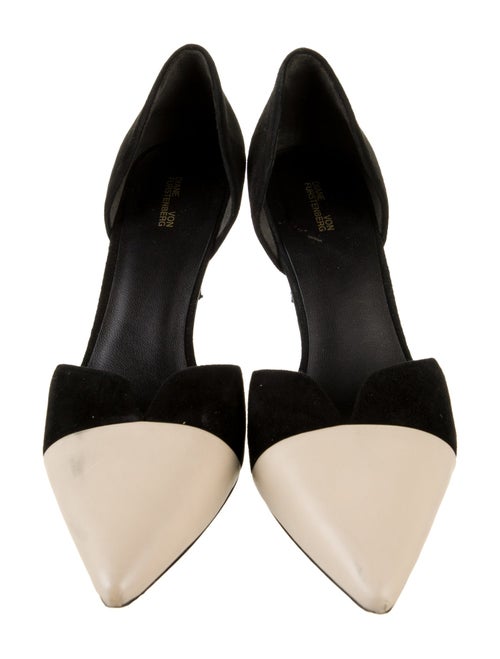 Diane von Furstenberg Suede D'Orsay Pumps