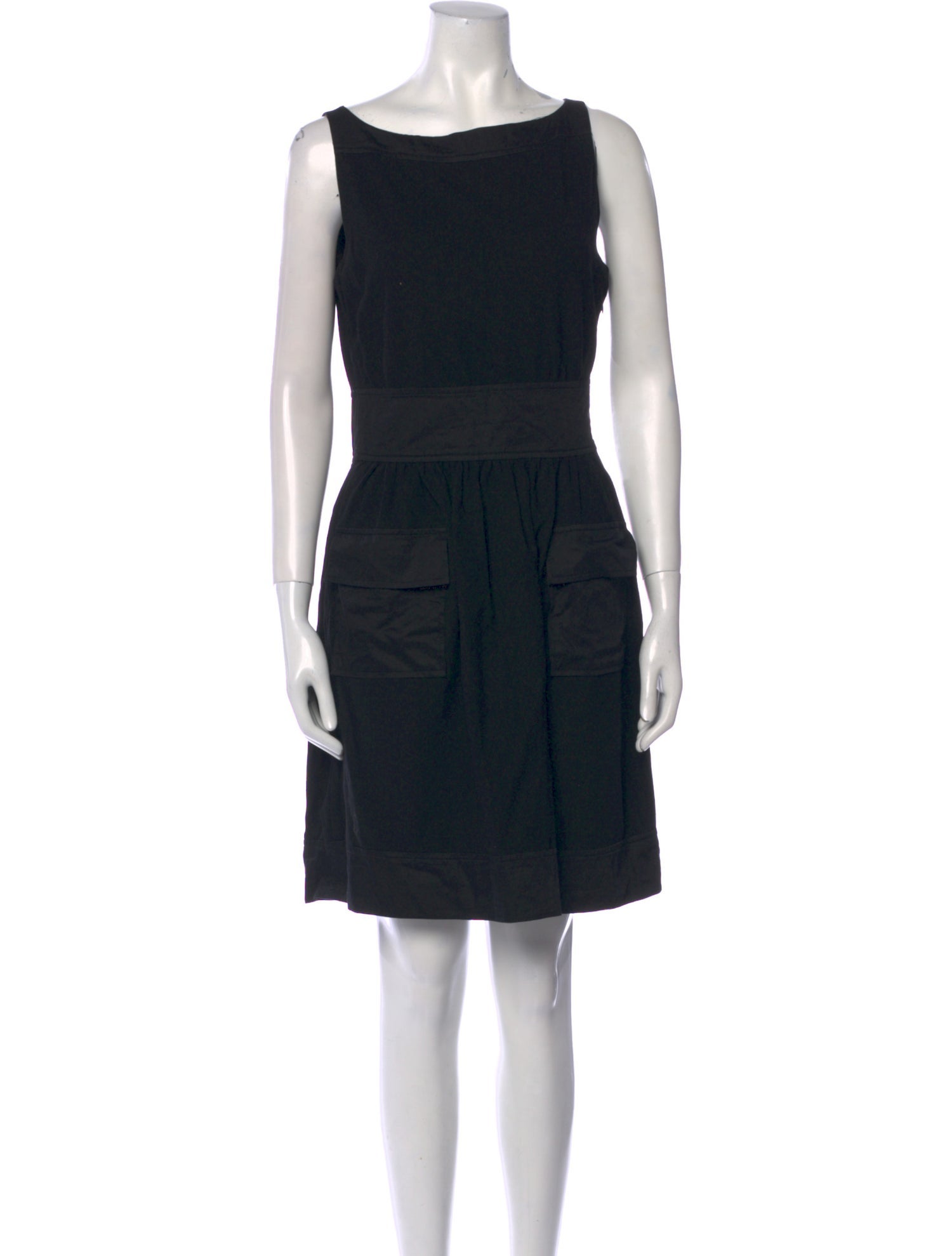 Diane von Furstenberg Bateau Neckline Mini Dress