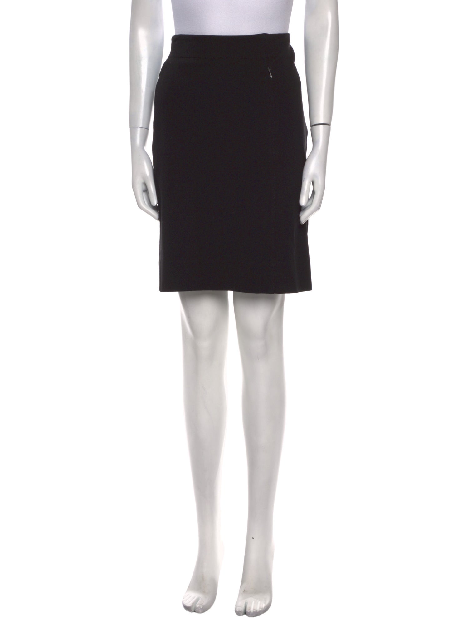 Diane von Furstenberg Pleated Accents Knee-Length Skirt