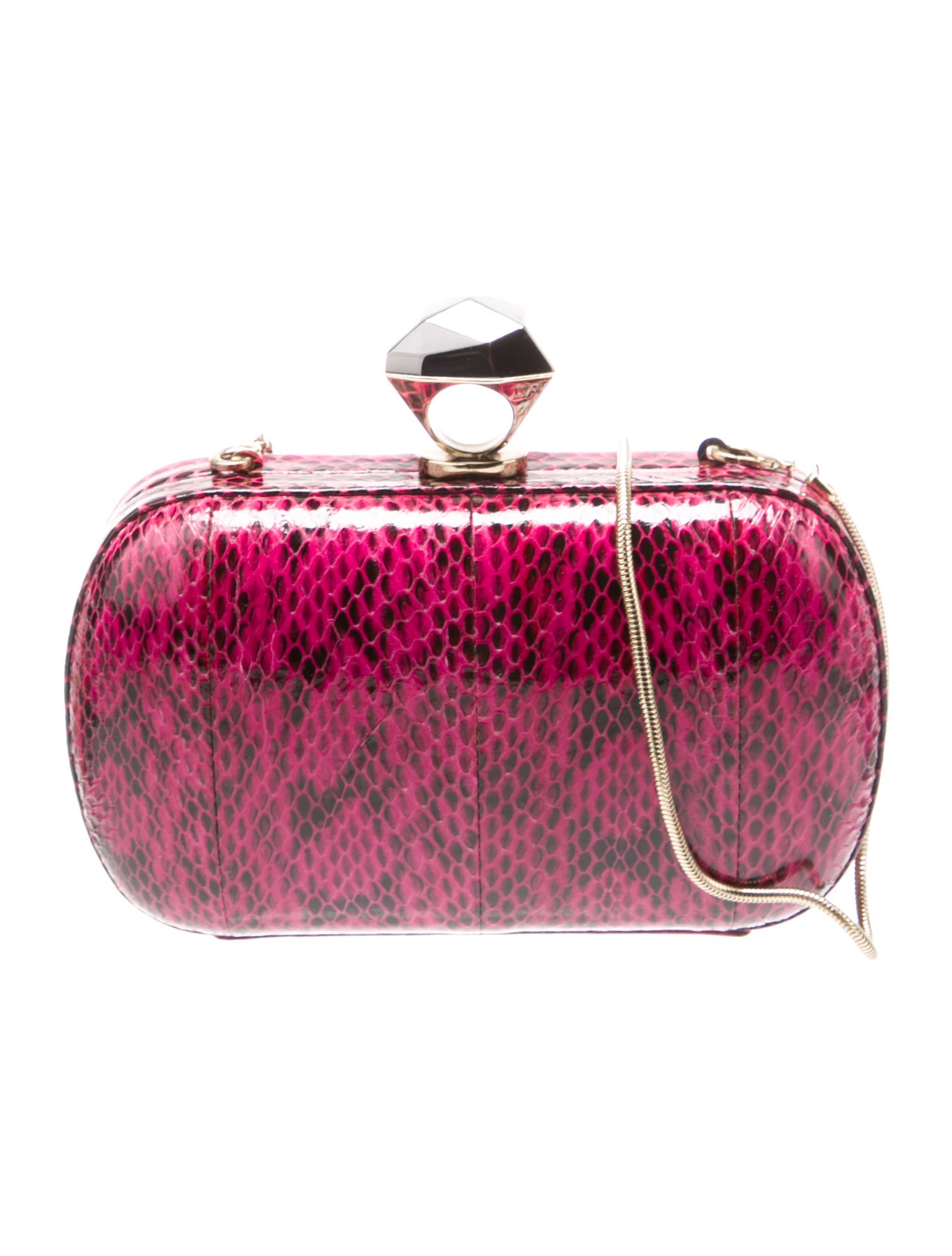Diane von Furstenberg Snakeskin Minaudière