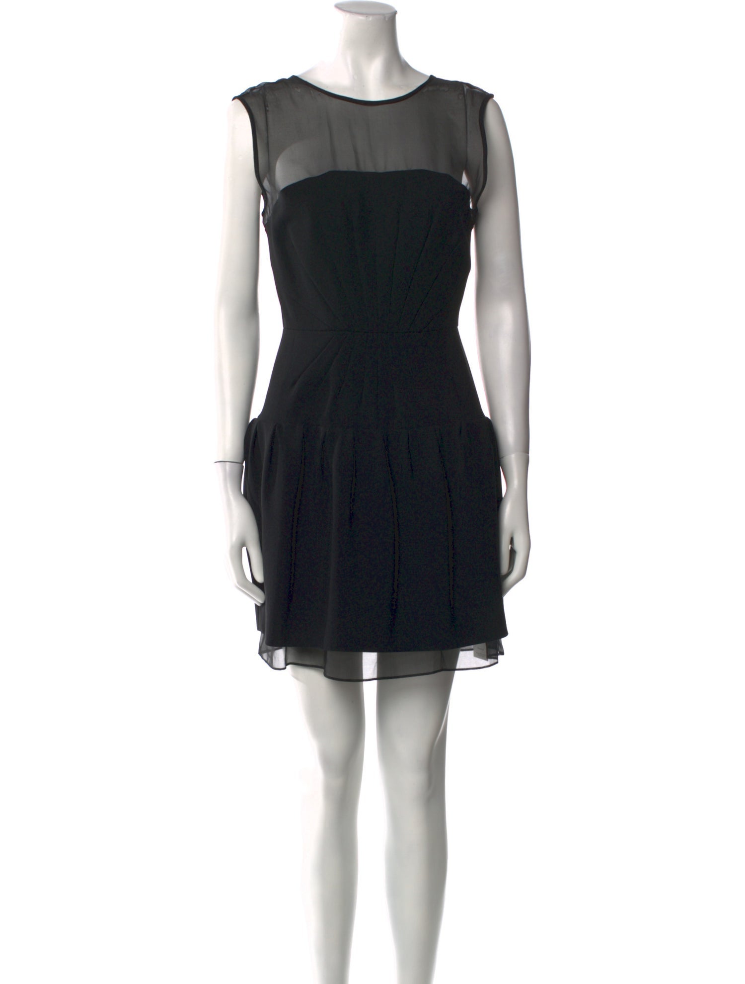 Diane von Furstenberg Bateau Neckline Mini Dress