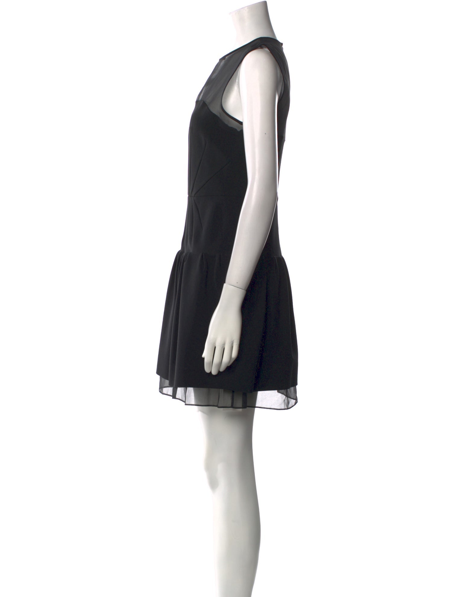 Diane von Furstenberg Bateau Neckline Mini Dress