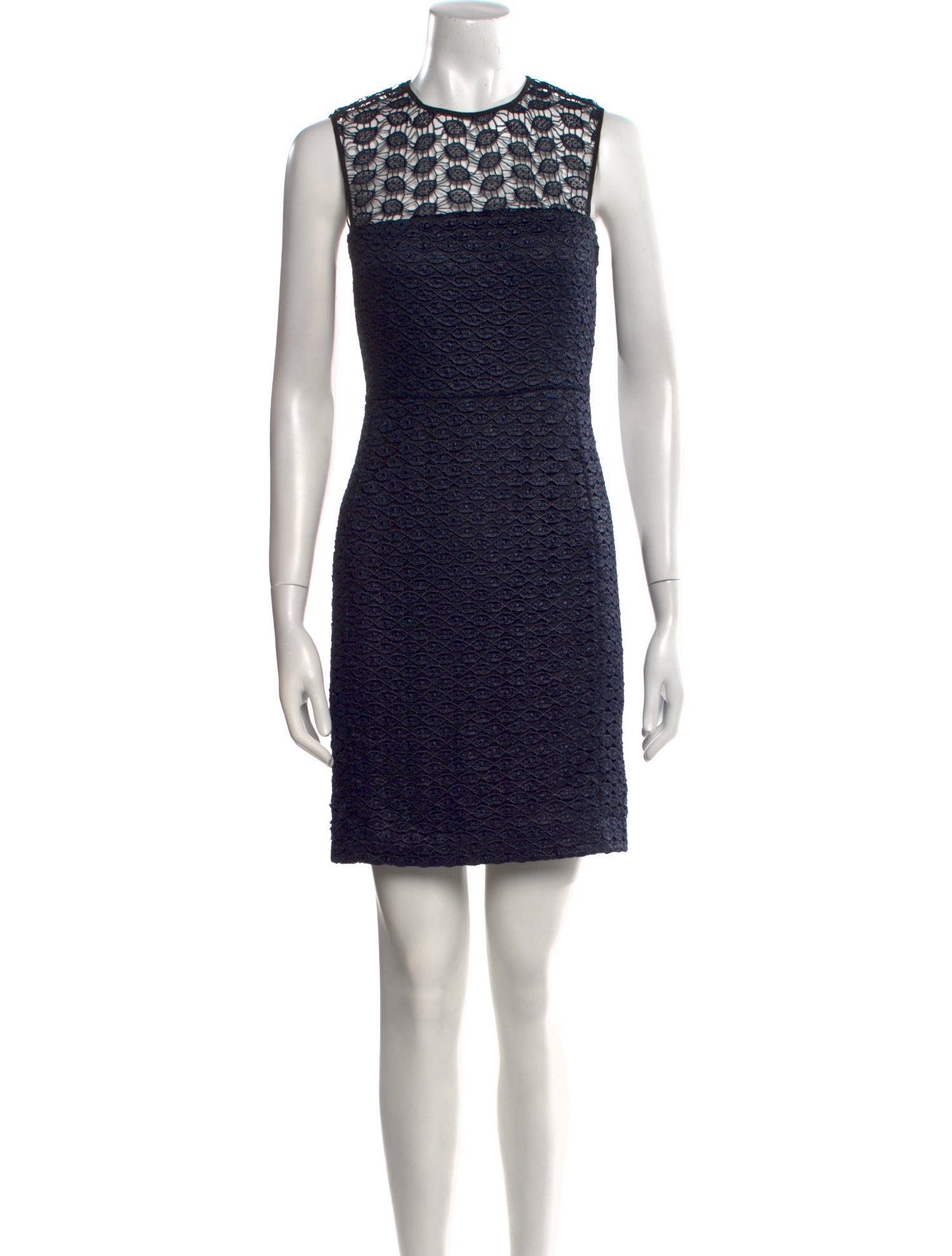 Diane von Furstenberg Crew Neck Mini Dress