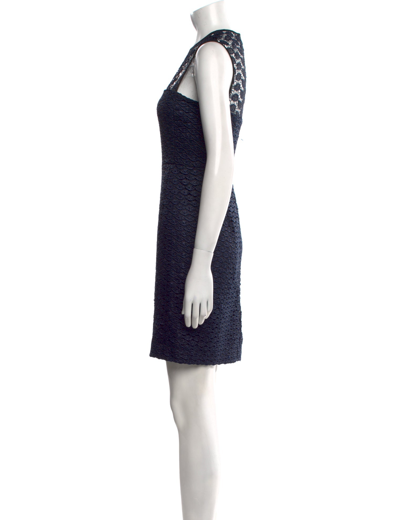Diane von Furstenberg Crew Neck Mini Dress