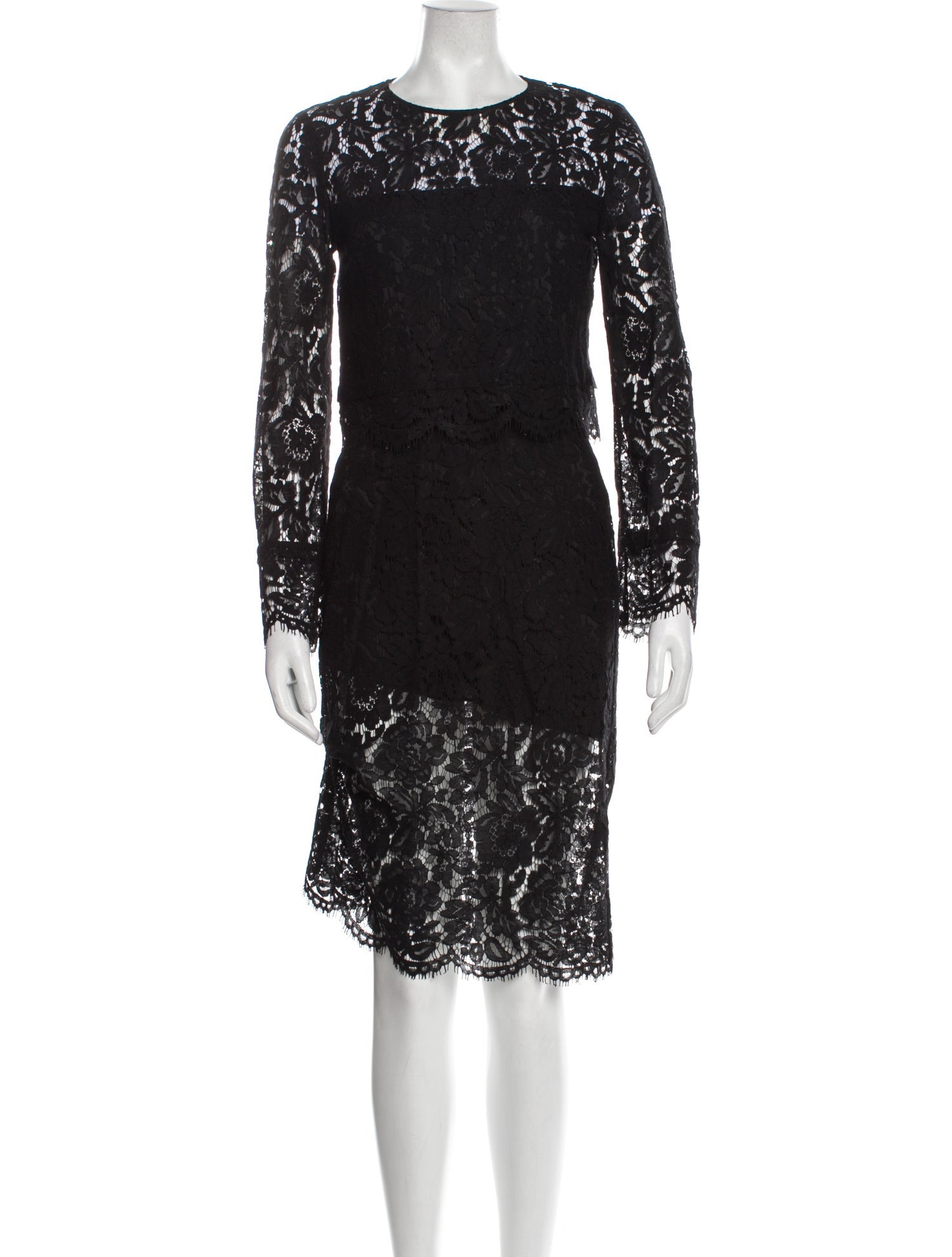 Diane von Furstenberg Lace Pattern Skirt Set