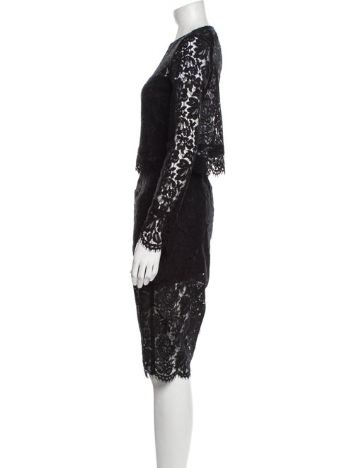 Diane von Furstenberg Lace Pattern Skirt Set