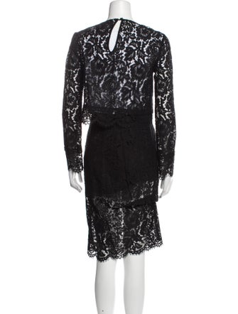 Diane von Furstenberg Lace Pattern Skirt Set
