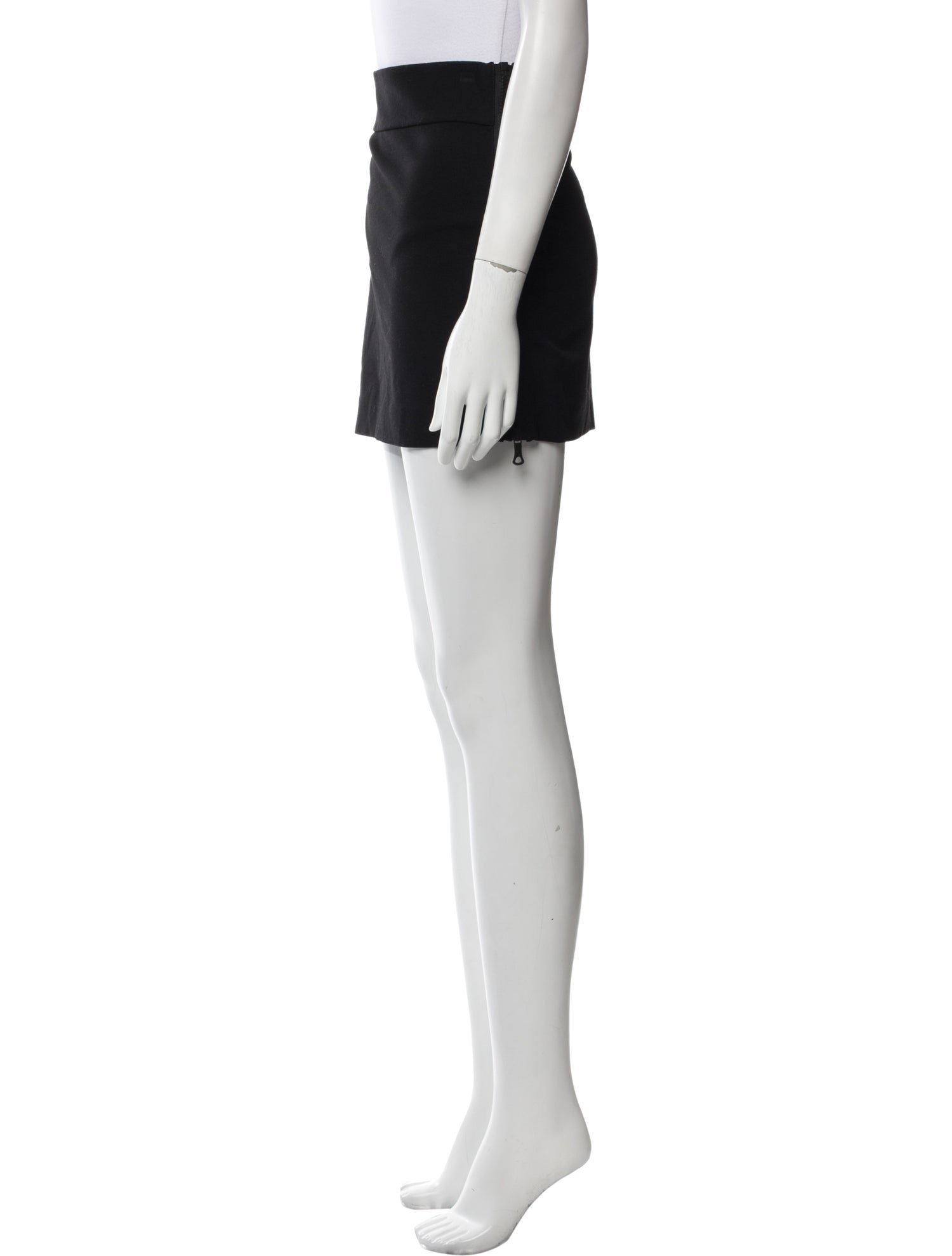 Diane von Furstenberg Pleated Accents Mini Skirt