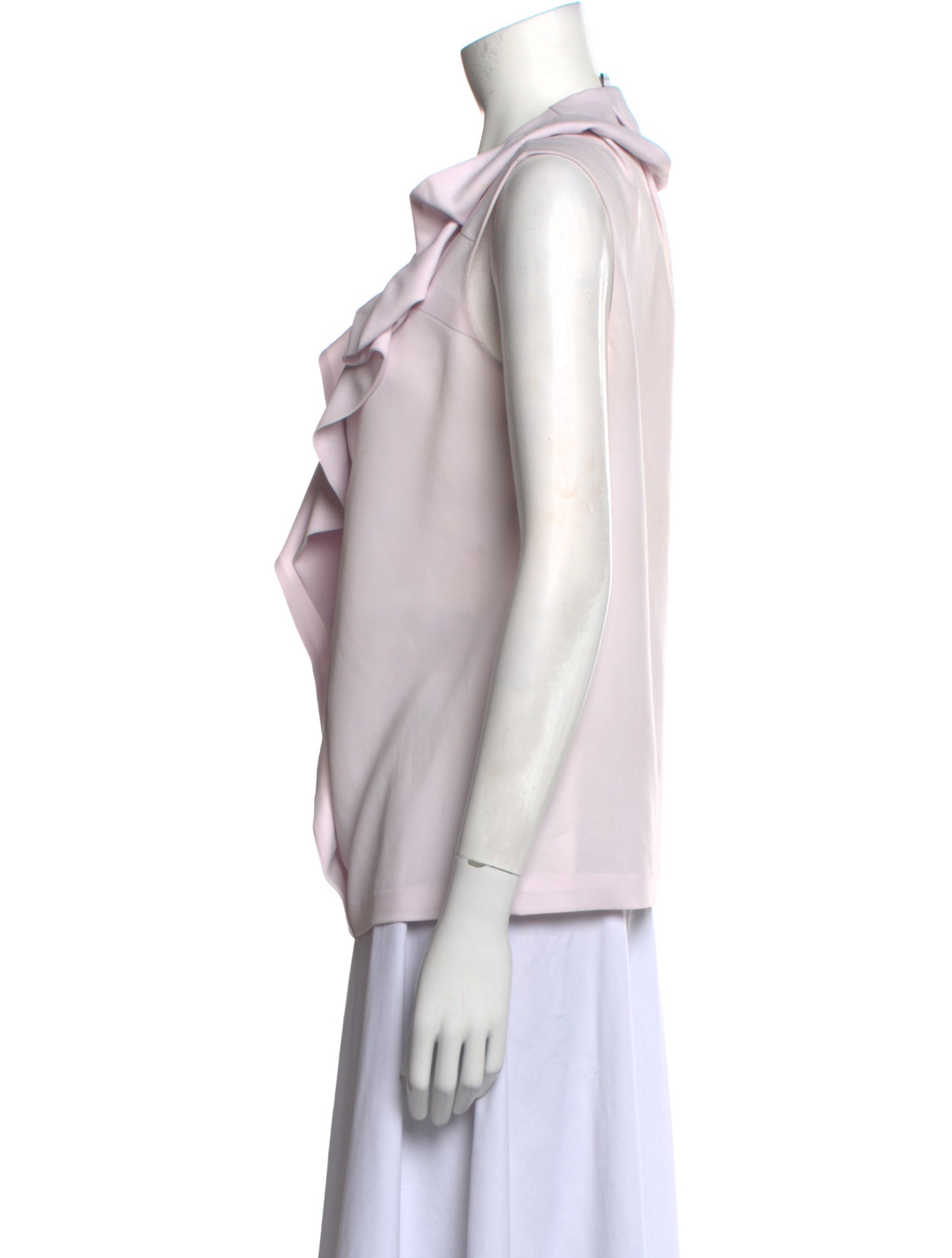 Diane von Furstenberg V-Neck Sleeveless Blouse