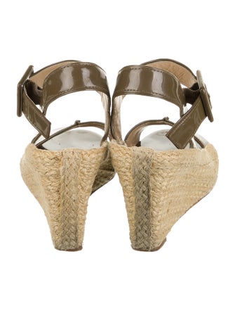 Diane von Furstenberg Patent Leather Espadrilles