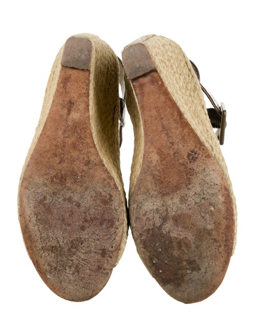 Diane von Furstenberg Patent Leather Espadrilles