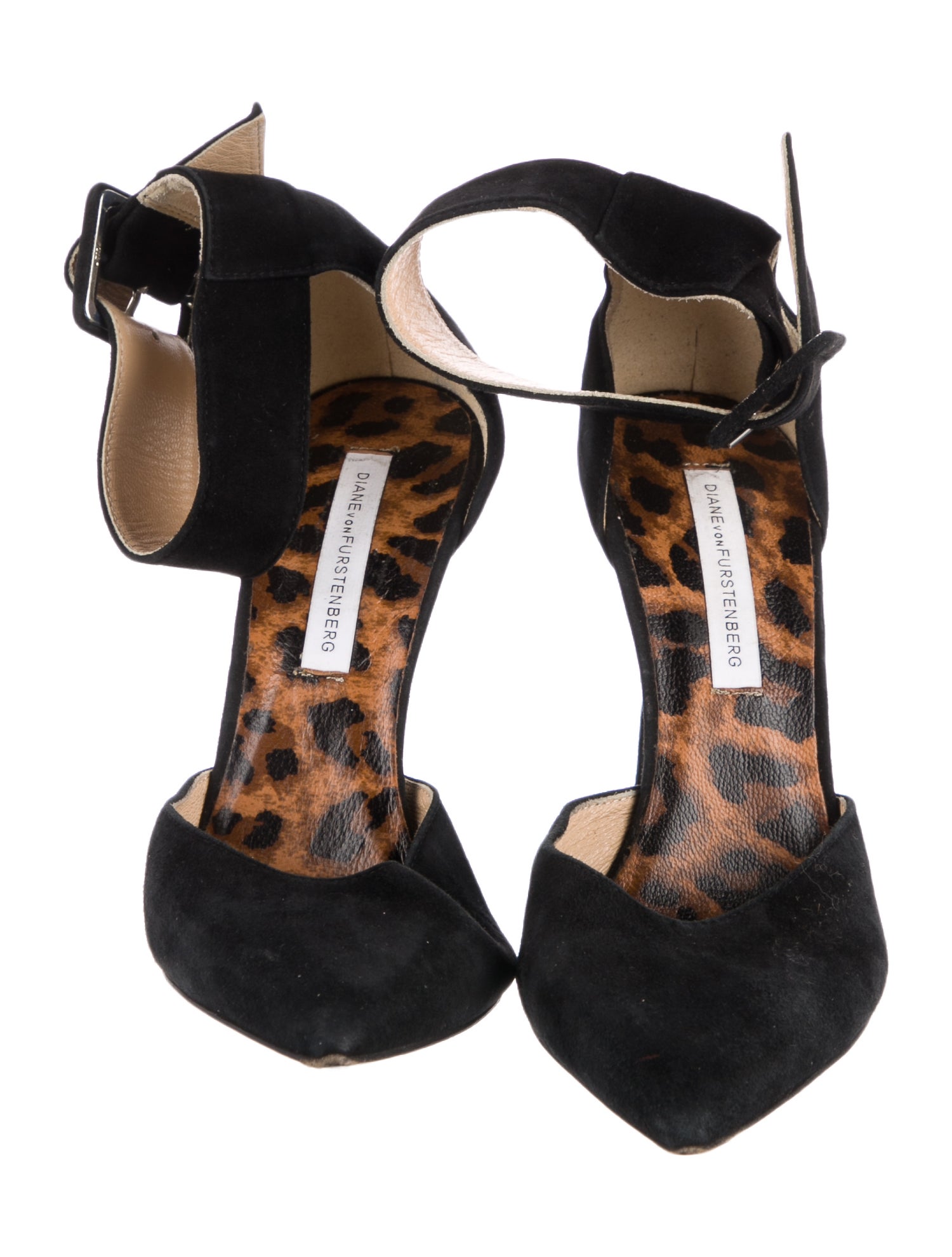 Diane von Furstenberg Suede D'Orsay Pumps