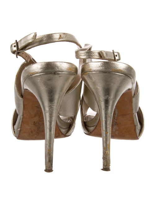 Diane von Furstenberg Leather Slingback Pumps