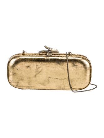 Diane von Furstenberg Leather Minaudière
