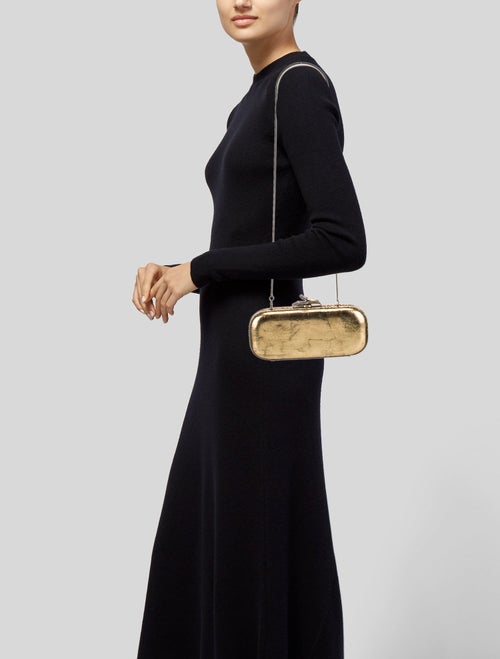 Diane von Furstenberg Leather Minaudière