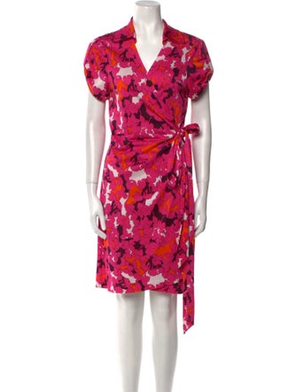 Diane von Furstenberg Silk Knee-Length Dress
