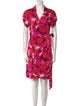 Diane von Furstenberg Silk Knee-Length Dress