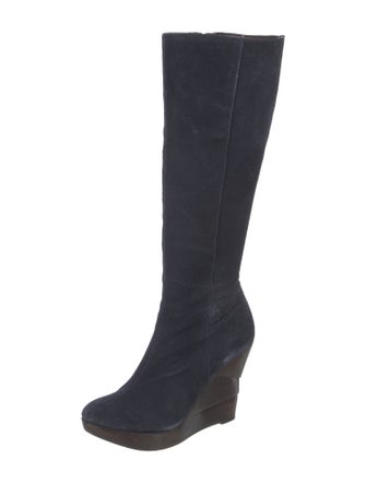 Diane von Furstenberg Suede Printed Boots