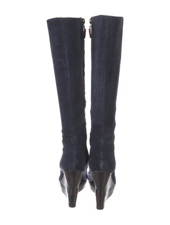 Diane von Furstenberg Suede Printed Boots