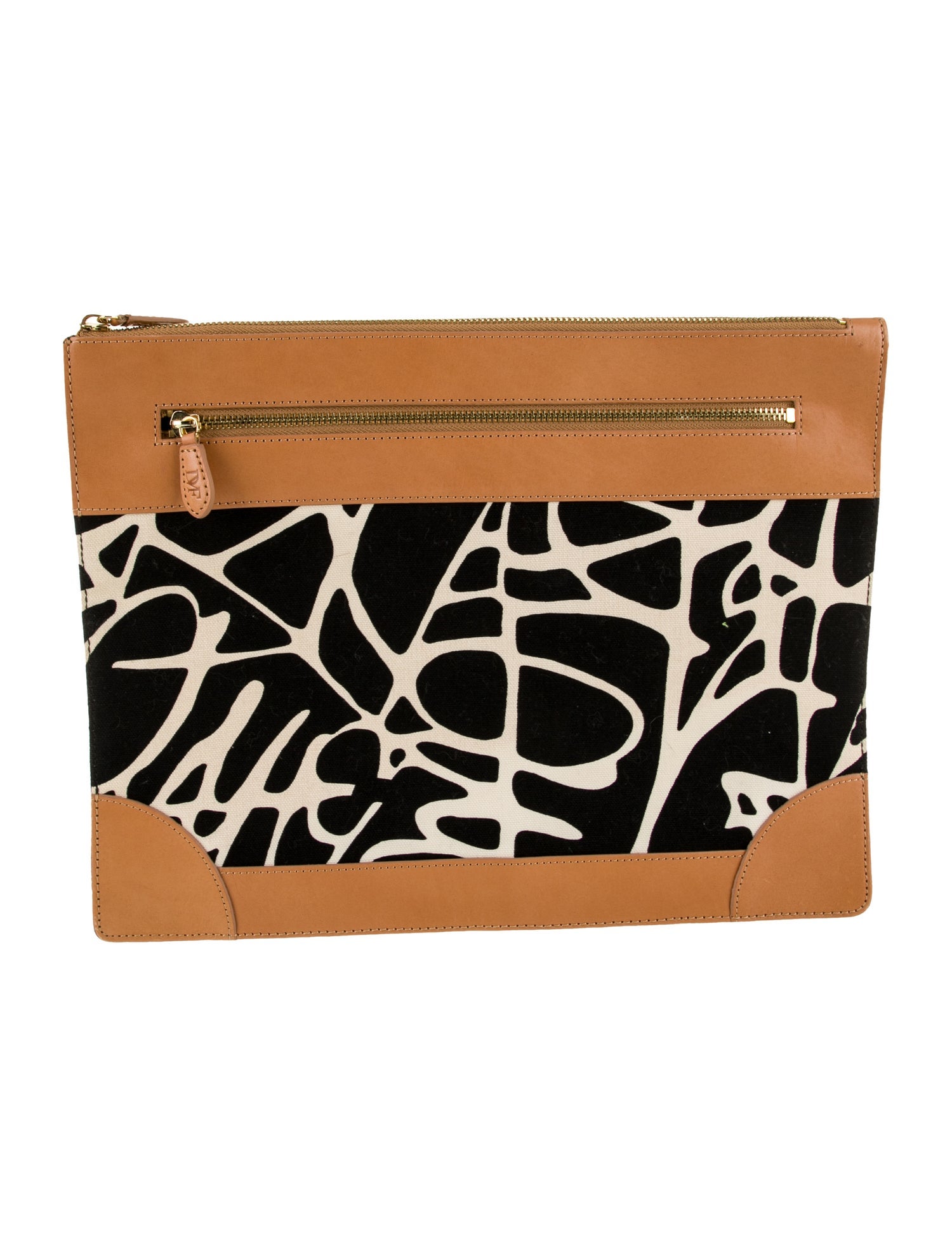 Diane von Furstenberg Canvas Clutch