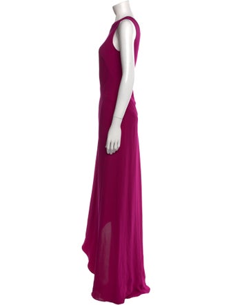 Diane von Furstenberg Crew Neck Long Dress