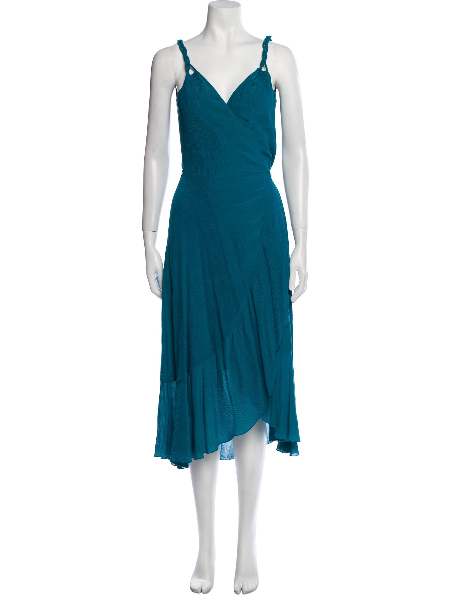 Diane von Furstenberg V-Neck Midi Length Dress