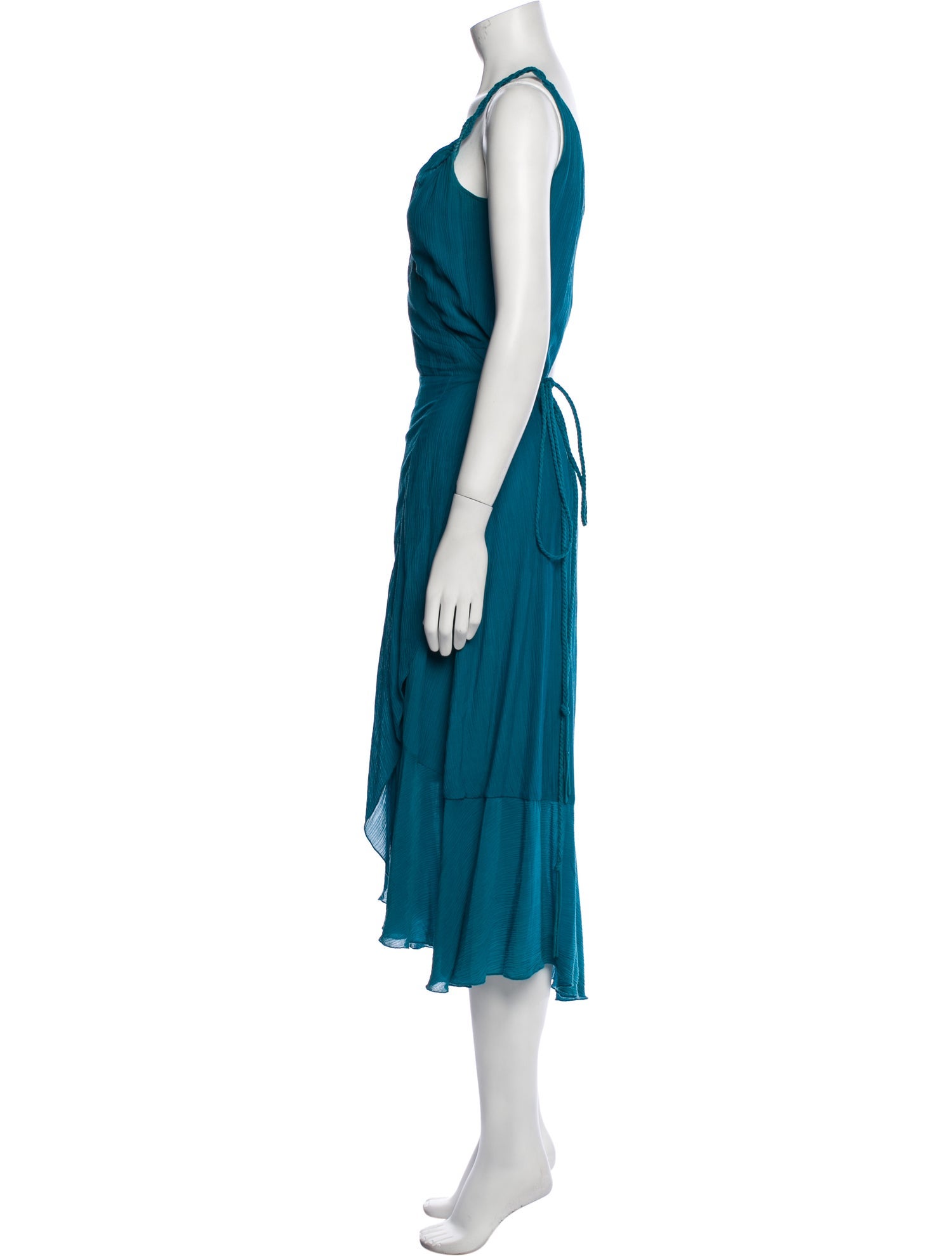 Diane von Furstenberg V-Neck Midi Length Dress