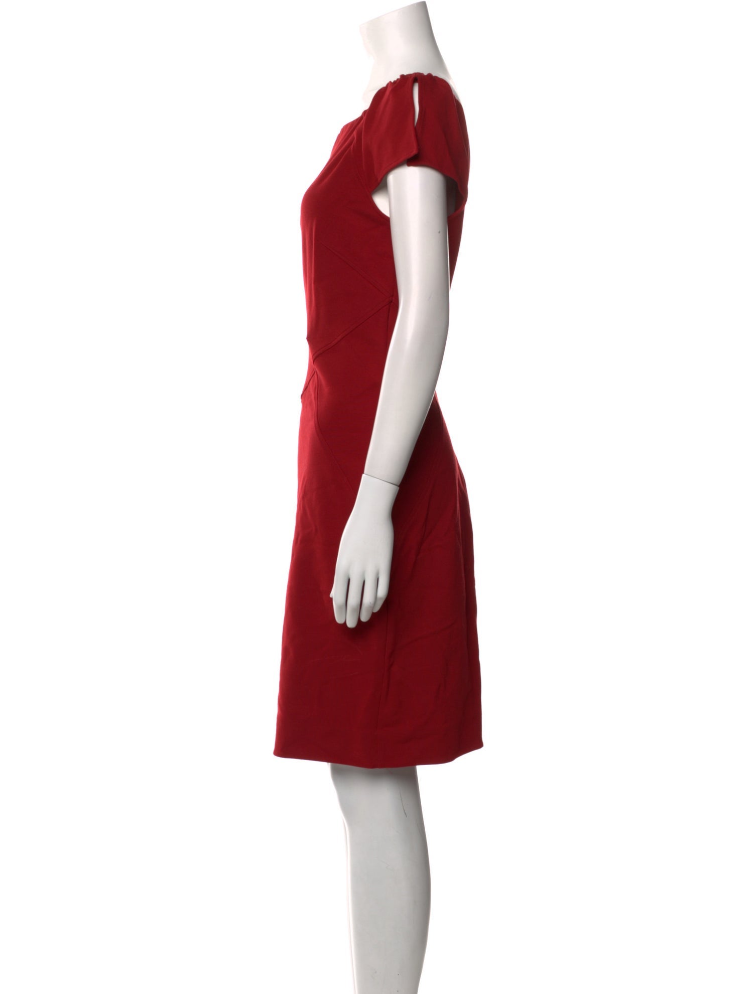 Diane von Furstenberg Bateau Neckline Knee-Length Dress