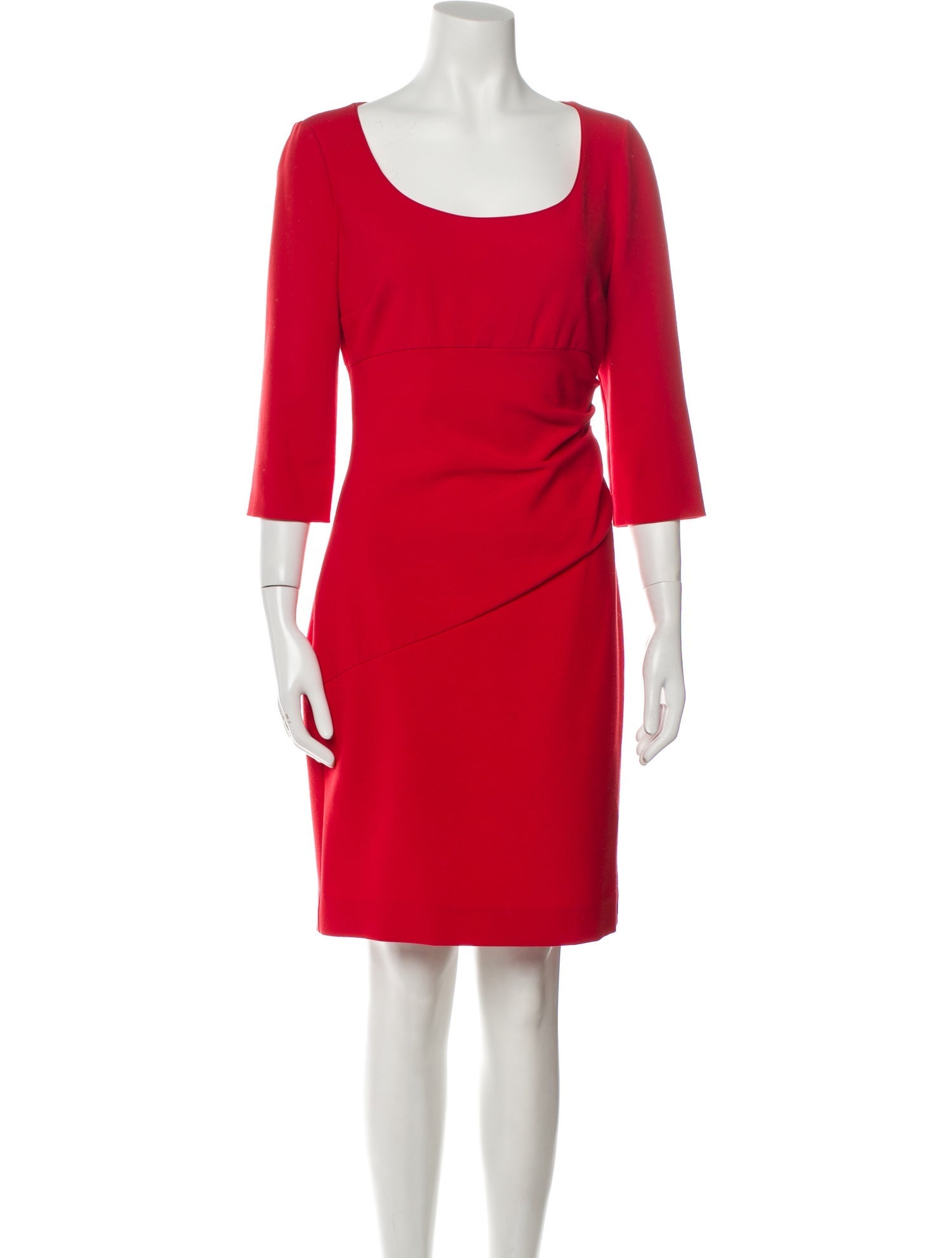 Diane von Furstenberg Scoop Neck Knee-Length Dress