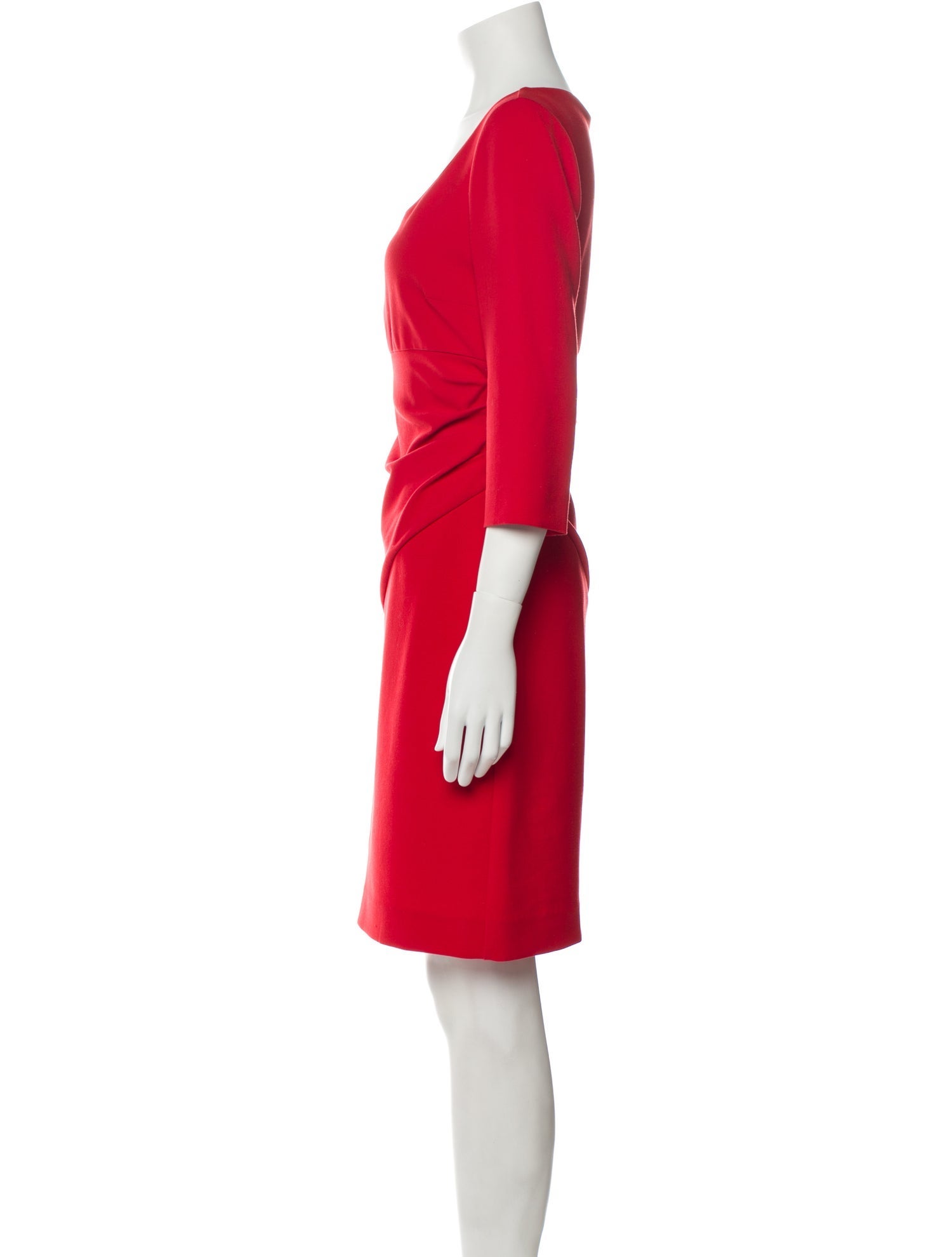 Diane von Furstenberg Scoop Neck Knee-Length Dress