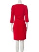 Diane von Furstenberg Scoop Neck Knee-Length Dress
