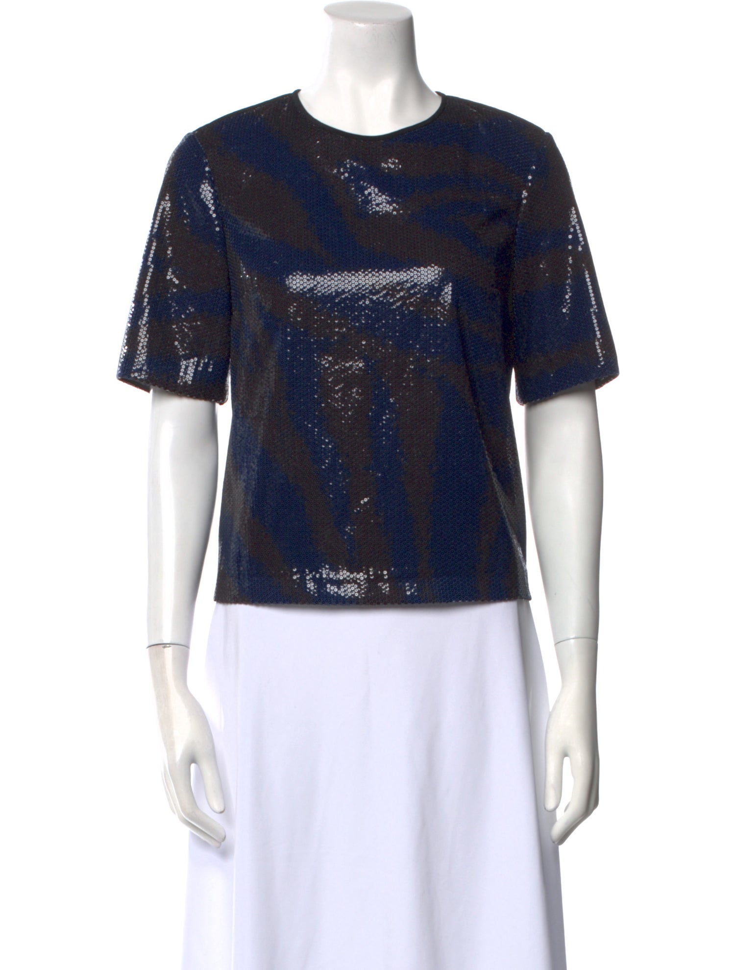Diane von Furstenberg Sequin Printed T-Shirt