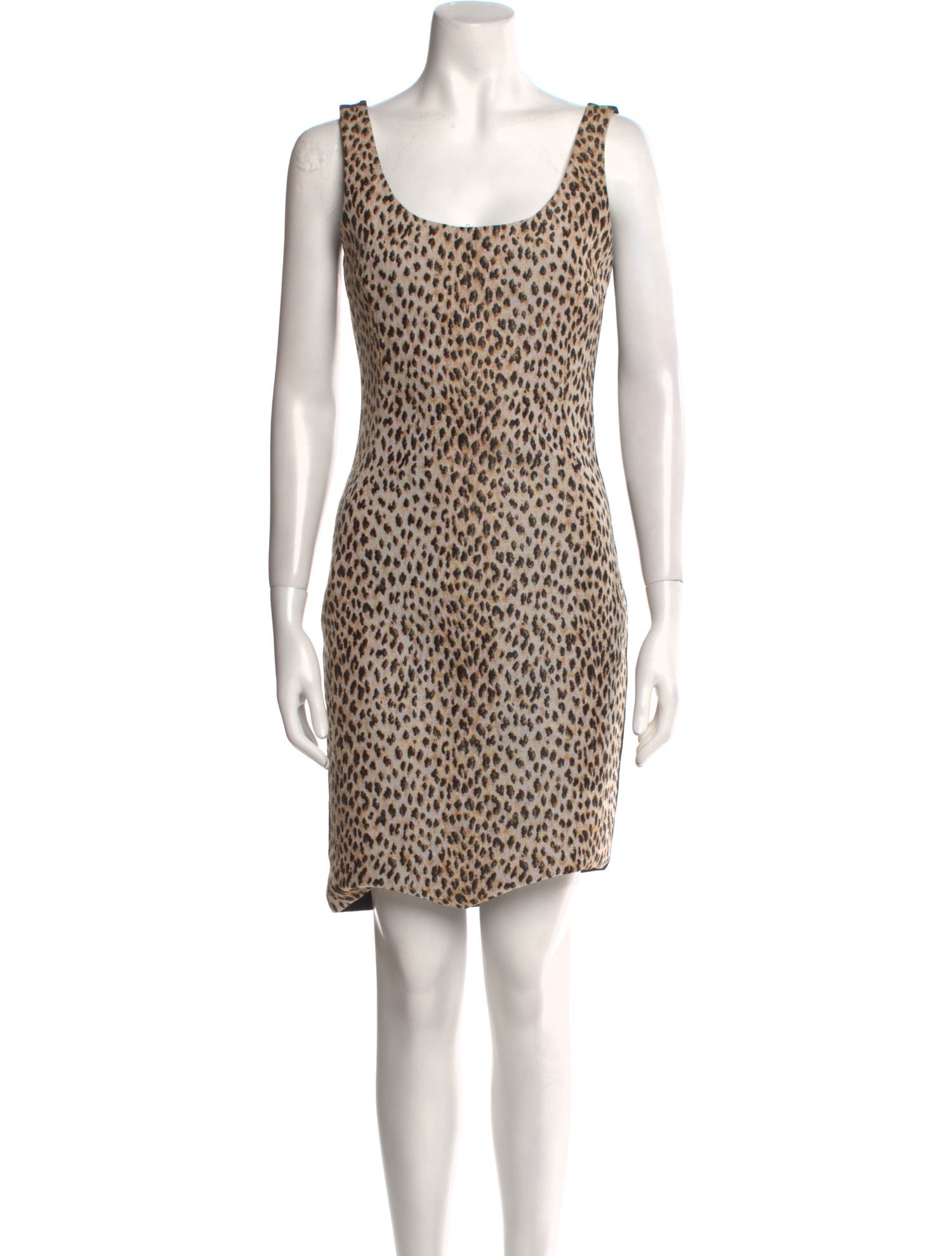 Diane von Furstenberg Animal Print Mini Dress