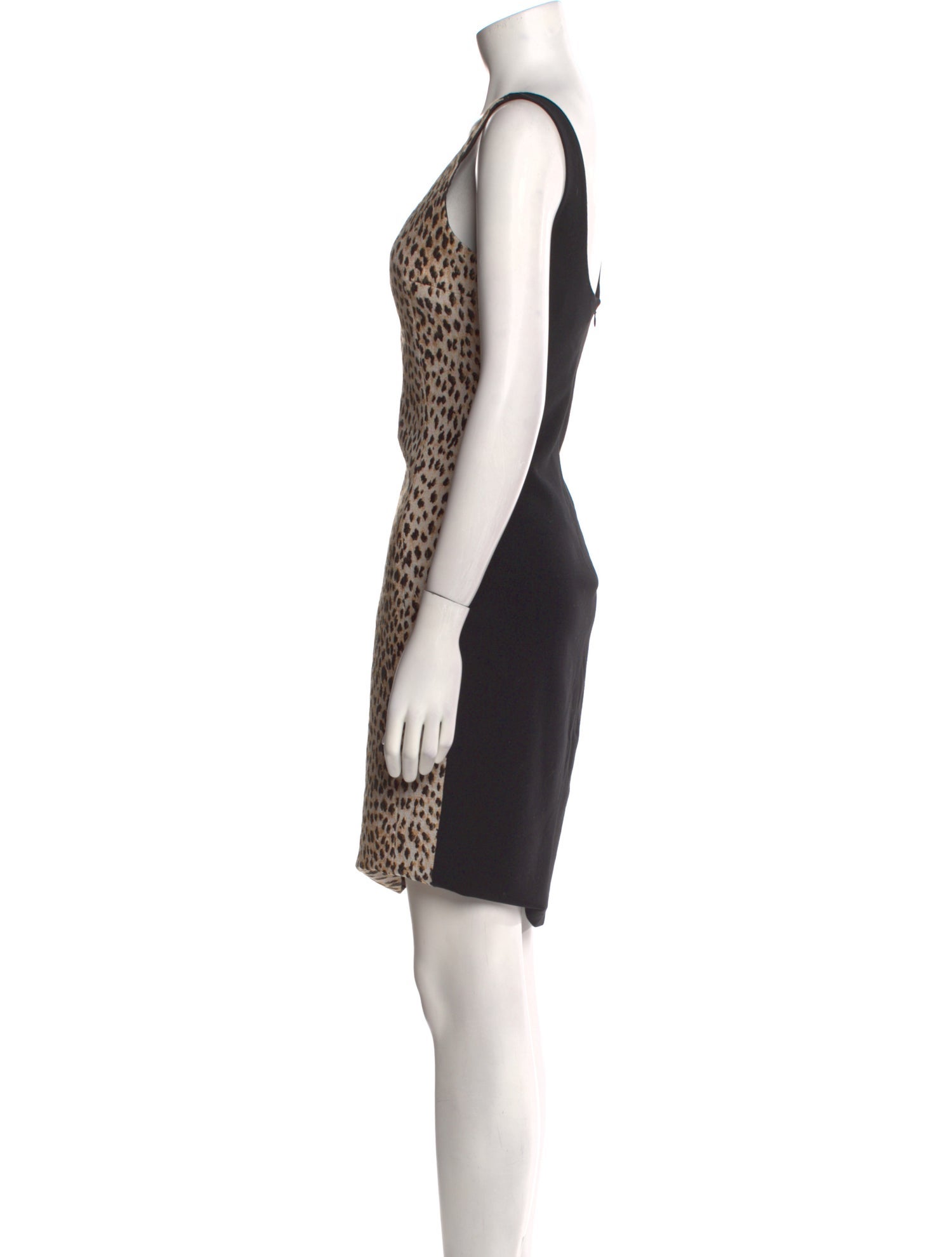 Diane von Furstenberg Animal Print Mini Dress