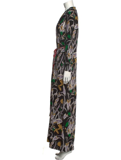 Diane von Furstenberg Silk Printed Jumpsuit