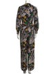 Diane von Furstenberg Silk Printed Jumpsuit