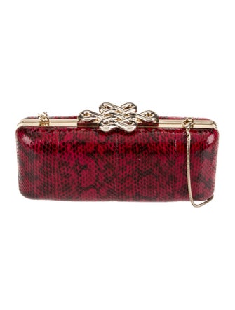 Diane von Furstenberg Snakeskin Minaudière