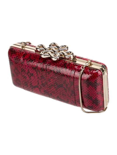 Diane von Furstenberg Snakeskin Minaudière