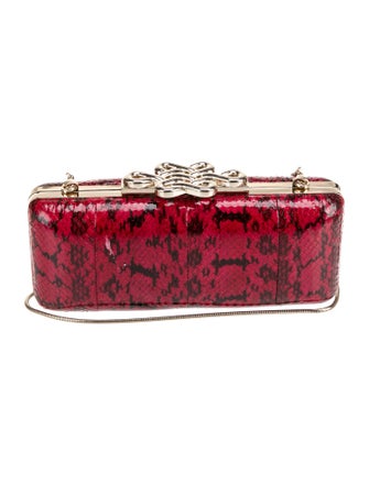 Diane von Furstenberg Snakeskin Minaudière