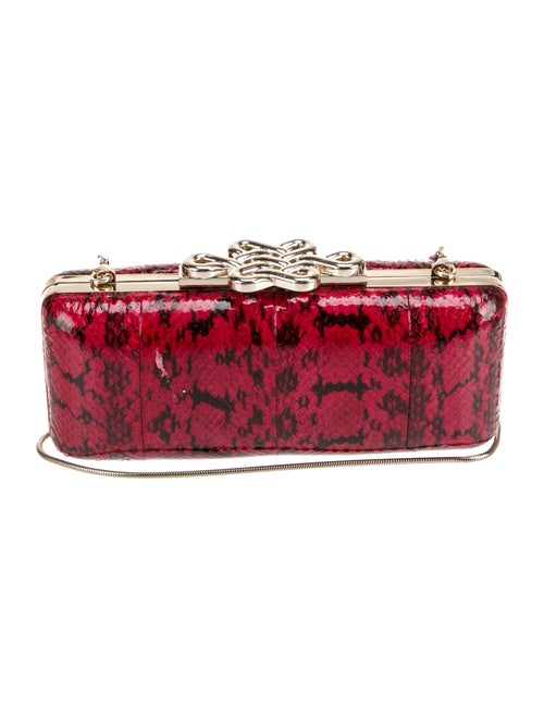 Diane von Furstenberg Snakeskin Minaudière