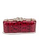 Diane von Furstenberg Snakeskin Minaudière