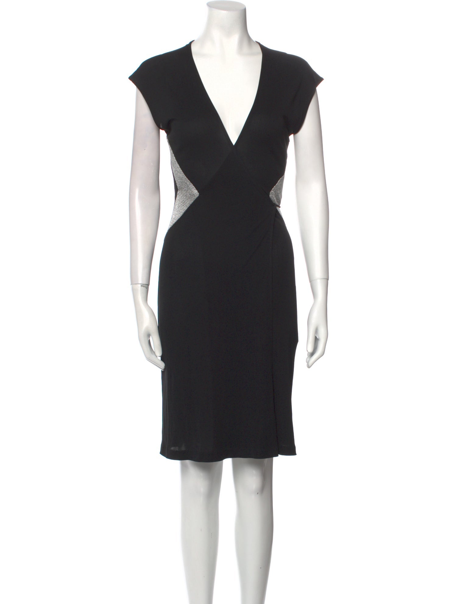 Diane von Furstenberg V-Neck Knee-Length Dress